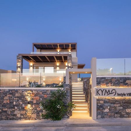 Kymo Instyle Villa - Sea View Private Pool Jacuzzi Kokkini Hani 외부 사진