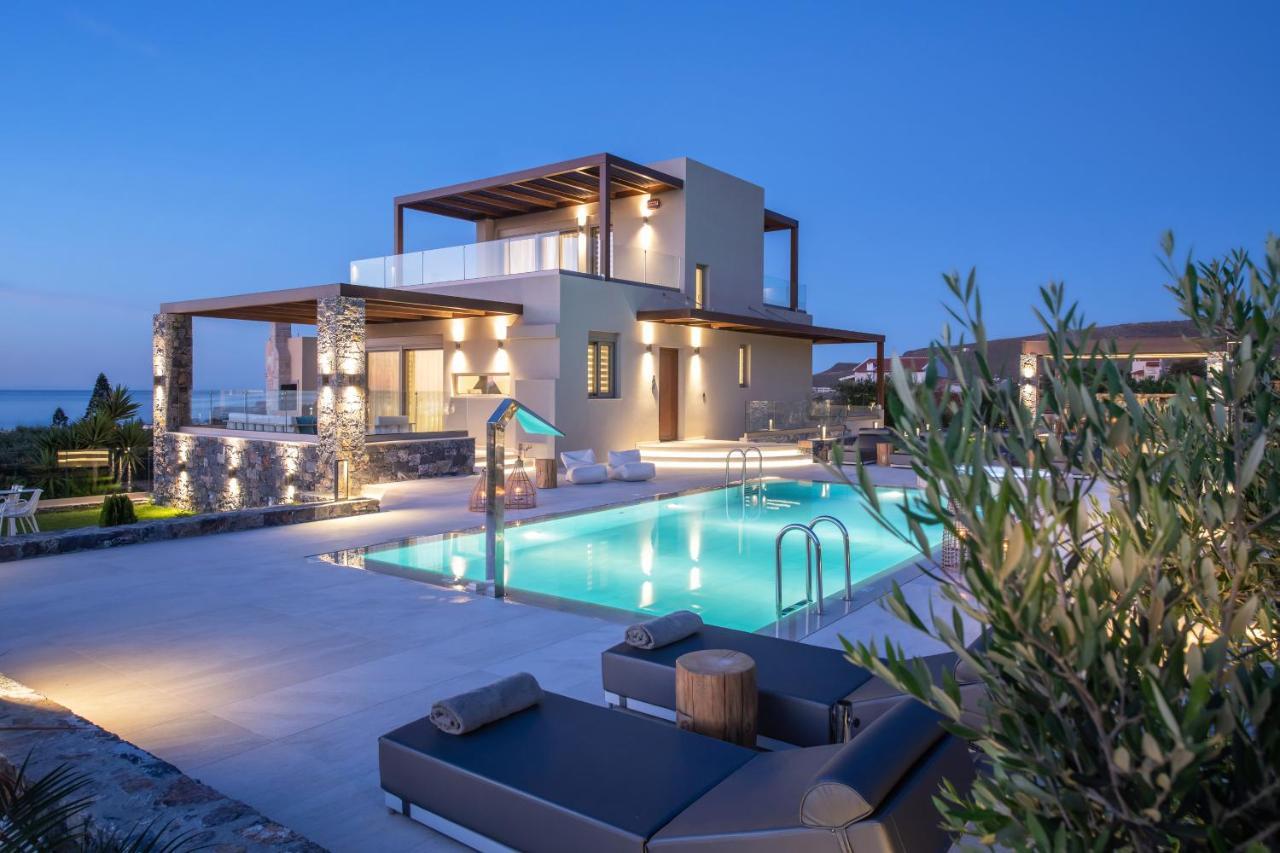 Kymo Instyle Villa - Sea View Private Pool Jacuzzi Kokkini Hani 외부 사진