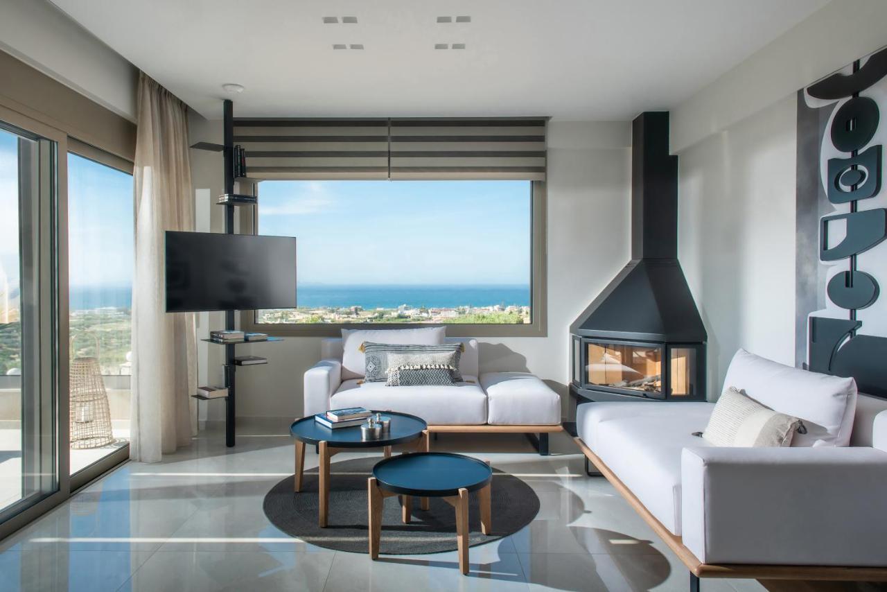 Kymo Instyle Villa - Sea View Private Pool Jacuzzi Kokkini Hani 외부 사진