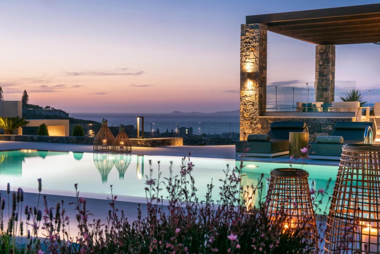 Kymo Instyle Villa - Sea View Private Pool Jacuzzi Kokkini Hani 외부 사진