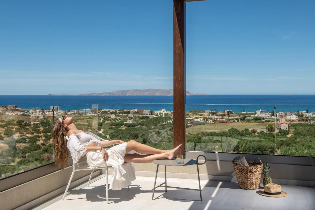 Kymo Instyle Villa - Sea View Private Pool Jacuzzi Kokkini Hani 외부 사진